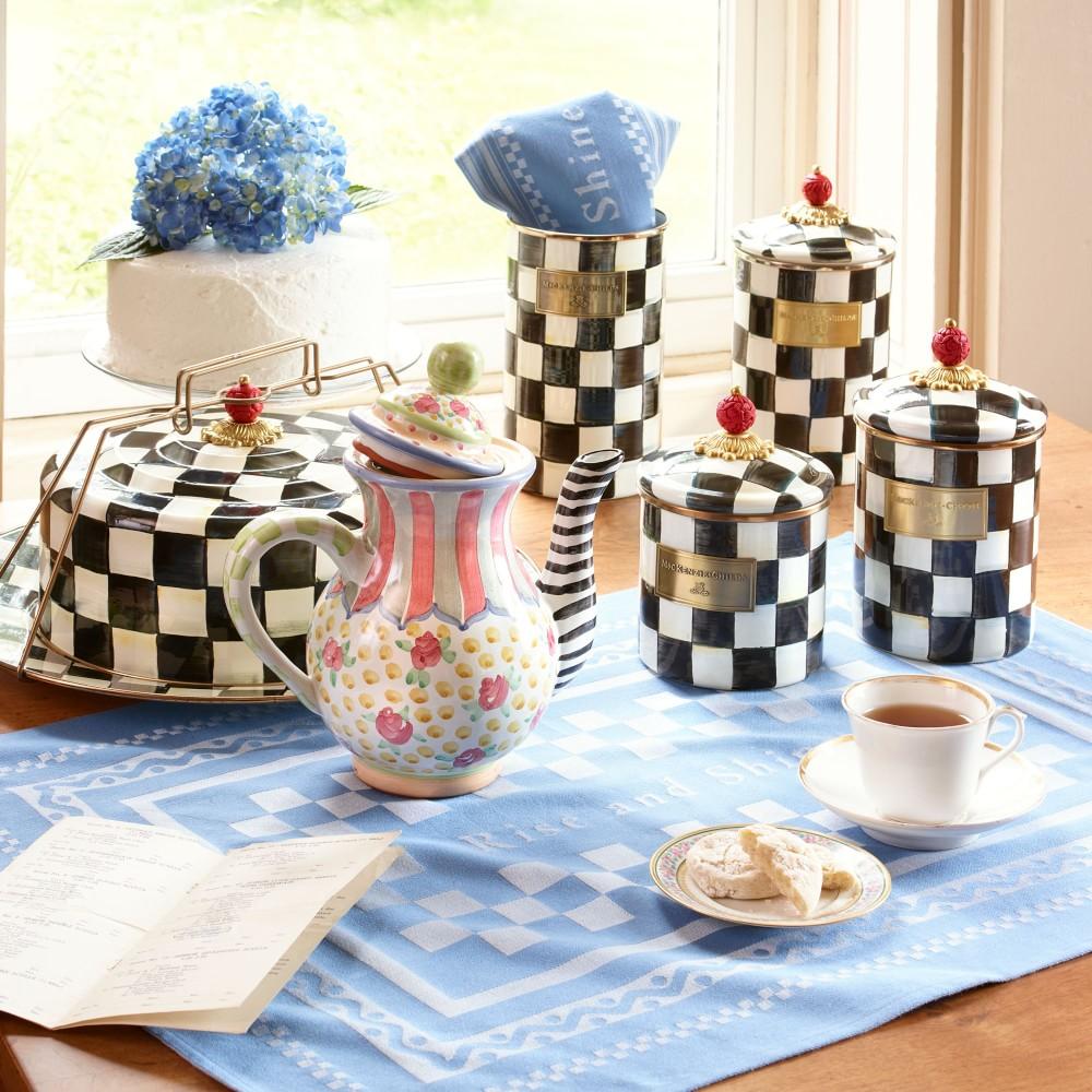 MacKenzie-Childs Courtly Check Canister | Williams Sonoma Australia